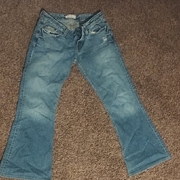 BKE Flare Women's Jeans in Light Blue - Picture 1 of 3